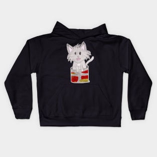 Timmy the Tin Can Cat Kids Hoodie